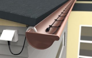 Kabel pemanasan yang mengatur sendiri untuk paip pemanasan