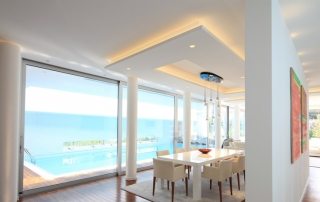 Plasterboard suspended ceilings: photo, design of different rooms