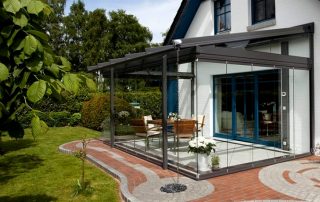 Terraces and verandas to the house, photo projects and design options