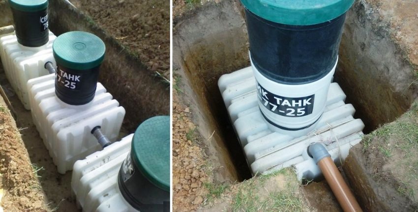 An example of placing a septic tank on your own site