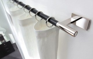 Wall-mounted curtain rods. Photos of interesting ideas