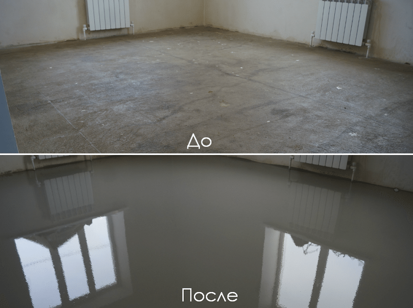 Jevning av gulvet med en selvnivellerende blanding er en rask og pålitelig måte å få et feilfritt jevnt gulv