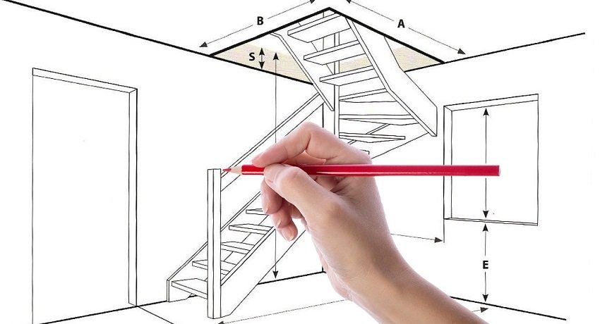 How to calculate the stairs to the second floor: basic calculation parameters. Features of calculations of complex structures