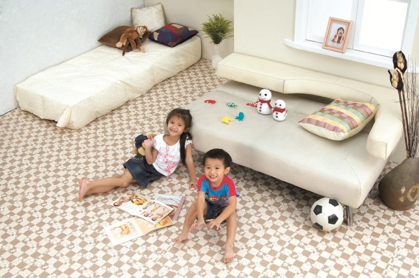 Eva-plast pločice mogu se koristiti za pokrivanje dijela prostorije ili potpuno pokrivanje cijelog poda.
