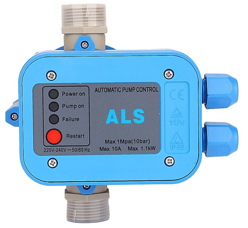 Elektronički senzor upozorava na rad pumpe bez vode, sprječava vodeni čekić, reagira na neispravan tlak i protok