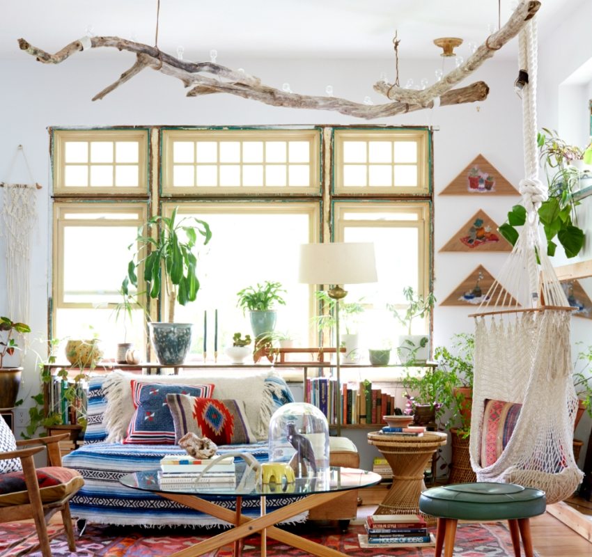 Rustic country style suggests a visual connection with nature