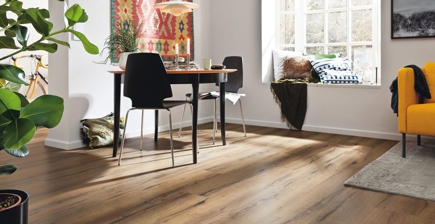 Wooden floors are appropriate for any interior