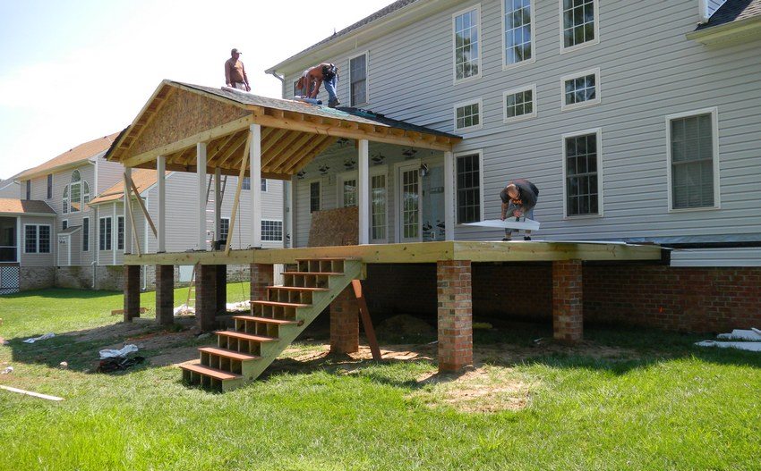 DIY veranda konstruksjon