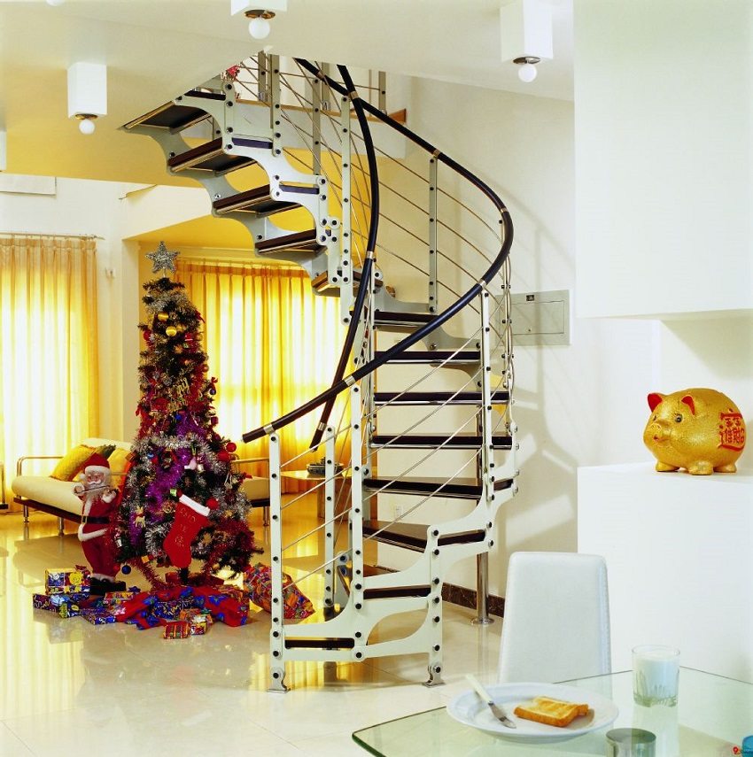 Prefabricated Prefabricated Metal Spiral Staircase