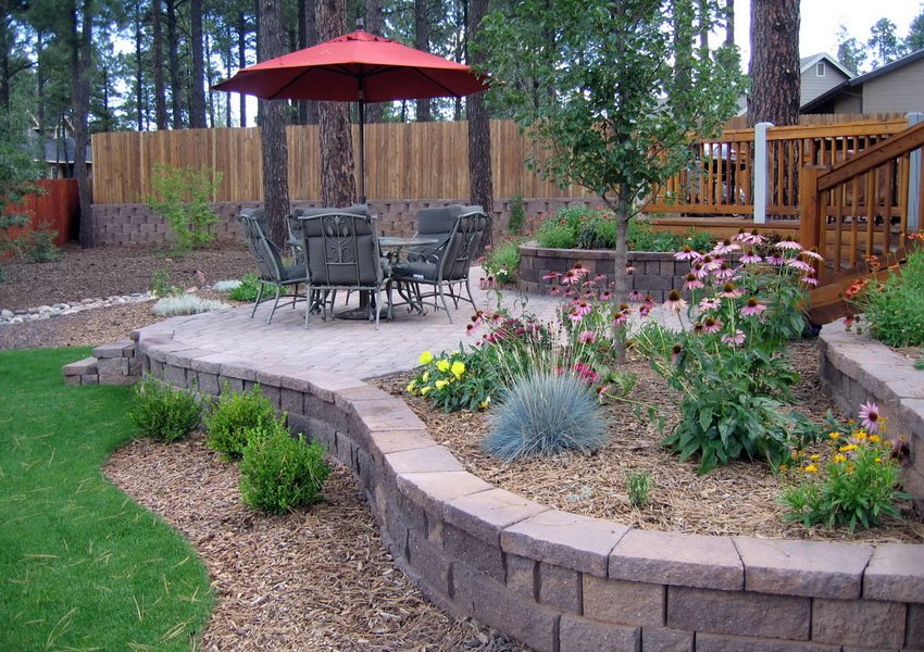 An example of decorating a recreation area