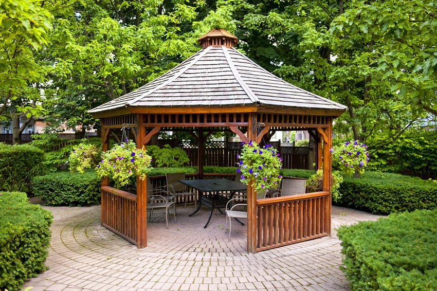 A beautifully designed gazebo will become your favorite outdoor recreation