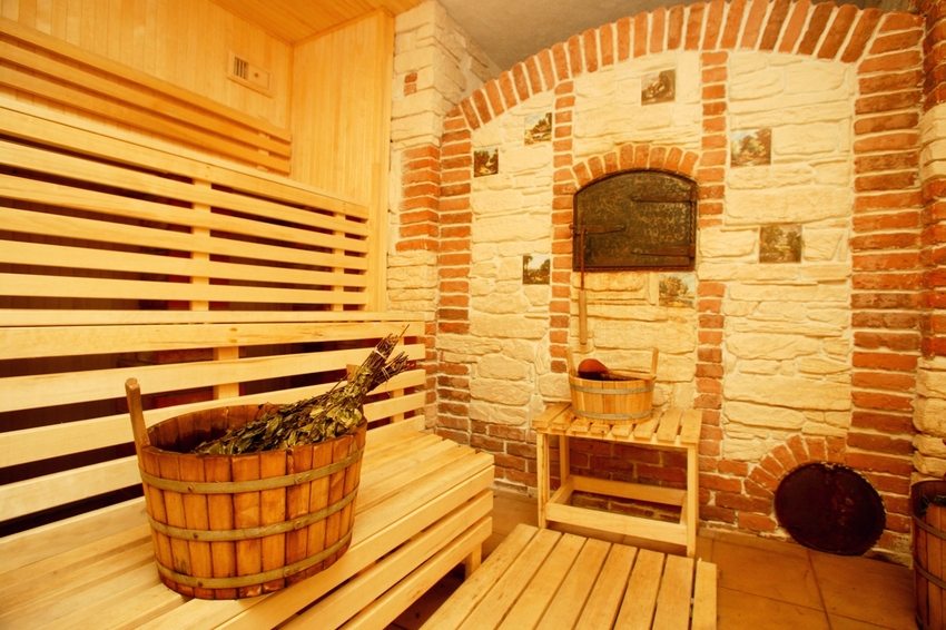 Do-it-yourself brick sauna stove