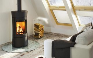 Wood-burning stoves: variety of designs