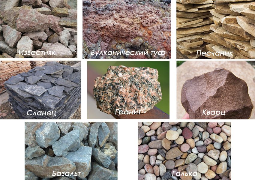 Typer av steiner som brukes til å lage og dekorere blomsterbed