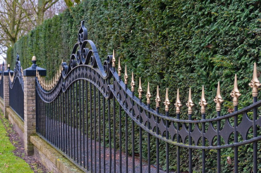 Forged metal fence - one of the most highly reliable structures