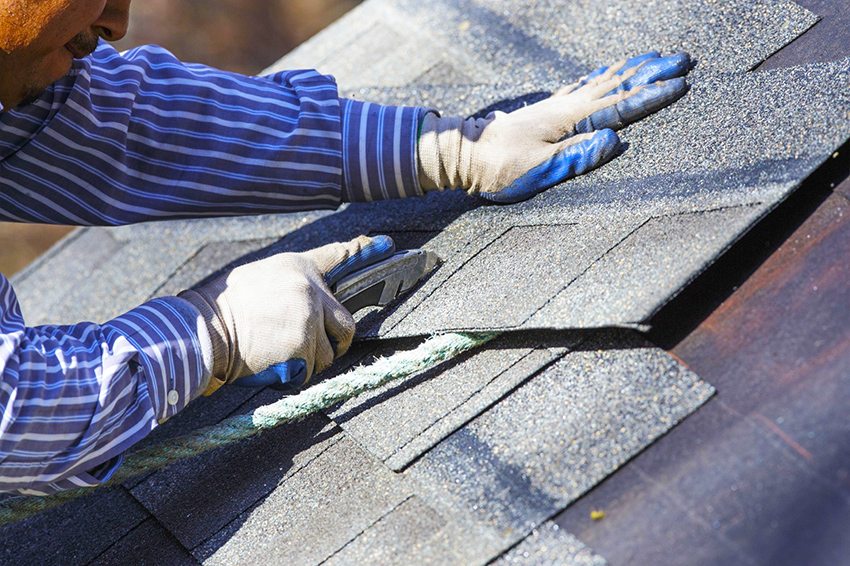 Flexible bituminous shingles can be considered a convenient roof option for a half-hip roof.