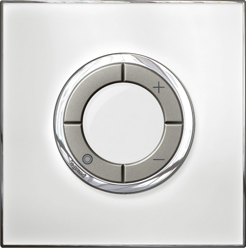 The main advantages of Legrand dimmers are modern design, reliability and easy installation