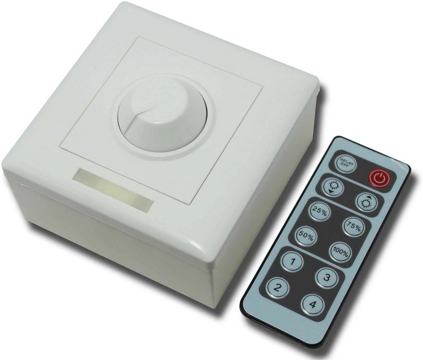 The choice of dimmer model depends on the personal preferences of the owners of the premises.