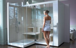 Shower cabins: sizes and prices, bathroom design photos