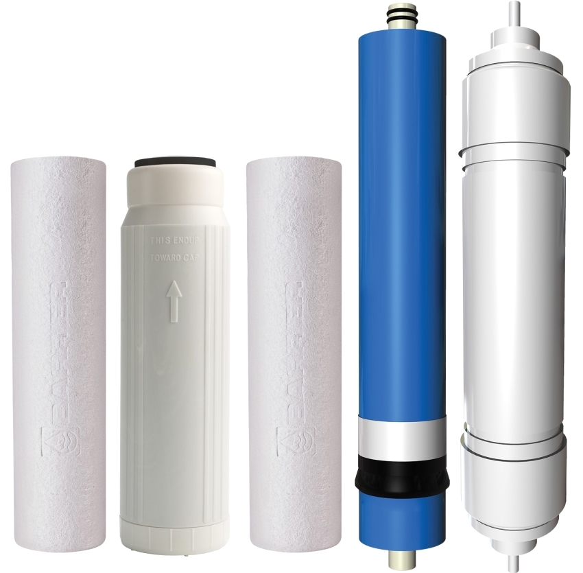 Varieties of replaceable filter cartridges