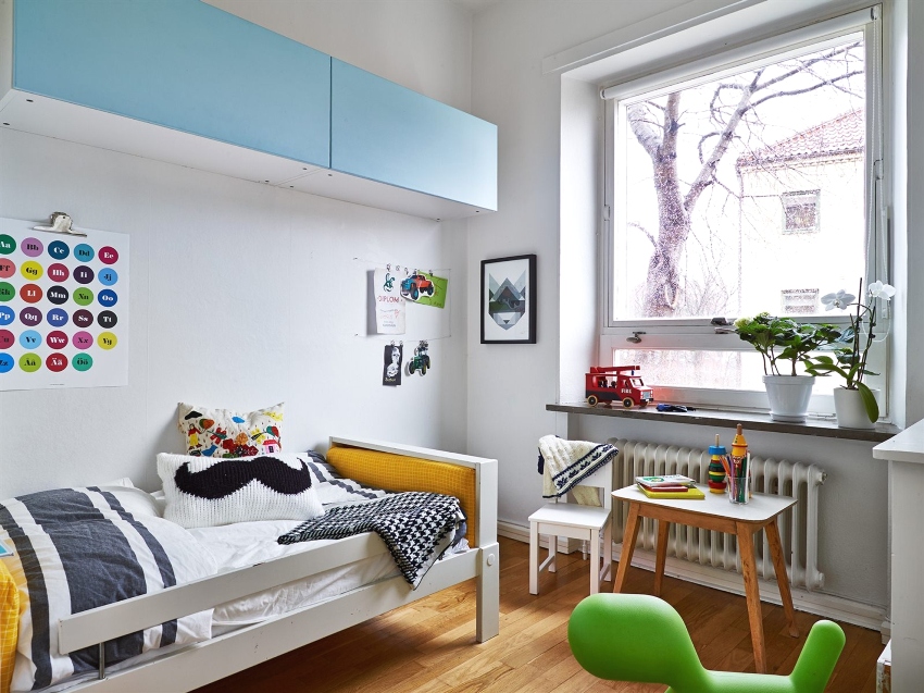 Minimalism style in the design of the children's room