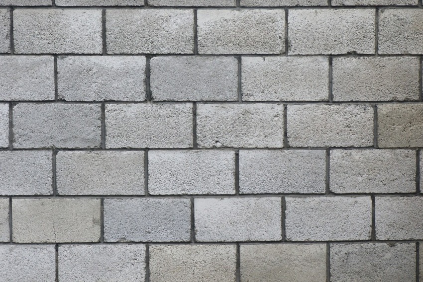 Slag concrete block masonry