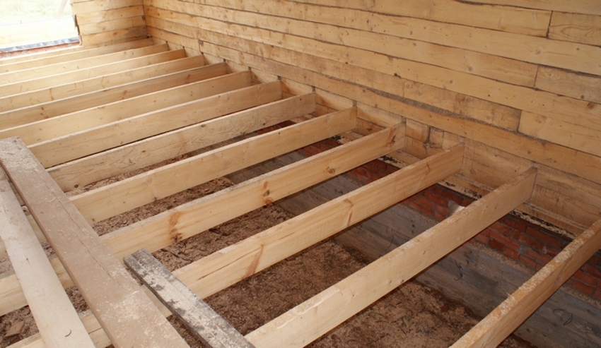 Lags for laying floor insulation