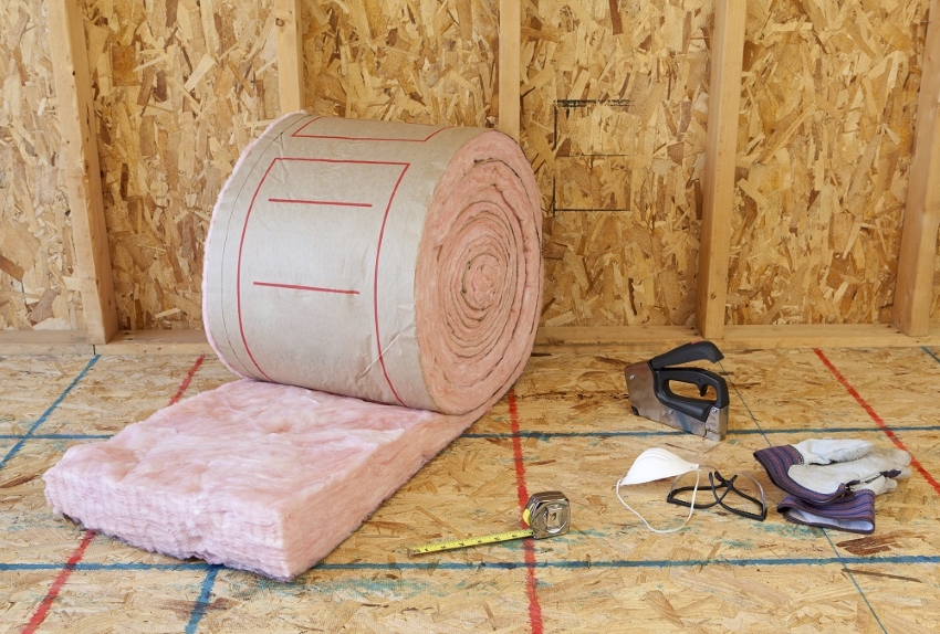 You can use rolled mineral wool for floor insulation