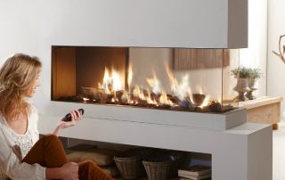 Elektriske peiser med effekten av levende ild: en elegant interiørdekorasjon