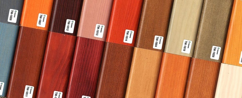 The Vudex Eco line from the Teknos wood paints catalog has a wide range of beautiful, rich shades