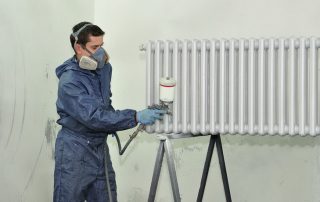 Heat-resistant paint for metal and its scope