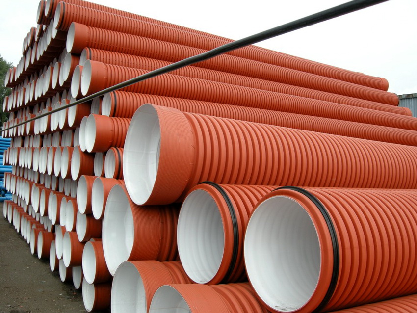 Double-layer PVC-U sewer pipes