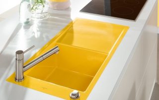 Sink for the kitchen made of artificial stone: characteristics, features of choice and care