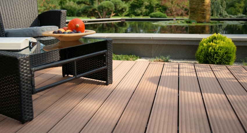 Polymer terrassebord: typer og grunnleggende regler for legging