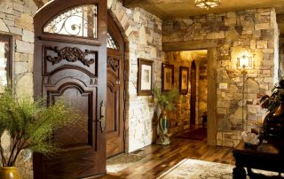 Decorative stone in the interior: stylish home decoration