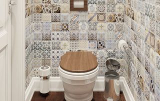 Toilet tiles: DIY tips for choosing and installing