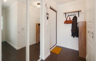 Sliding wardrobe in the hallway: photo of various design variations