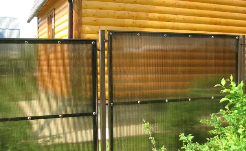 The most expensive is a monolithic polycarbonate sheet, equipped with UV protection on both sides.