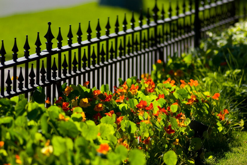 The metal fence is easy to install and can last for many years with proper and regular maintenance