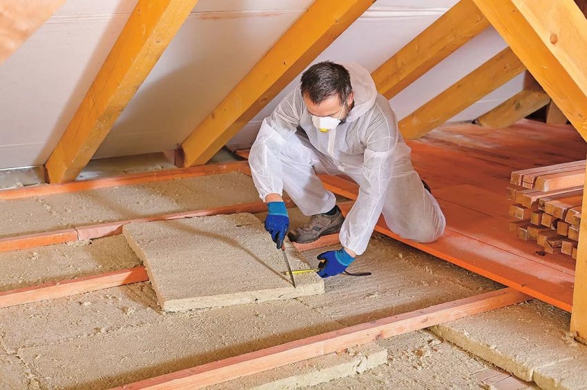 When wet, mineral wool almost completely loses its insulating ability, freezes and gradually collapses