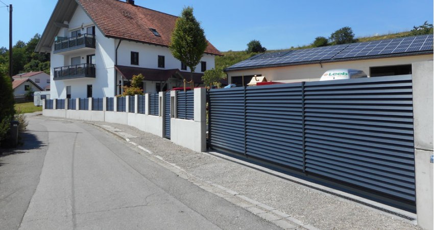 Horizontalni tip lamela najčešće se koristi prilikom postavljanja ogradnih ograda