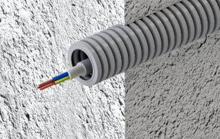 Corrugation for cable: the best solution for insulated installation of electrical networks
