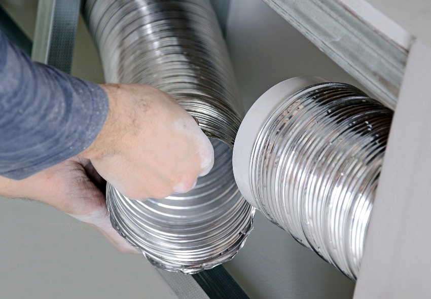 Za spajanje nekoliko valovitih cijevi, najprikladnije je koristiti aluminijsku traku