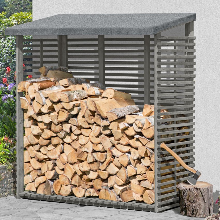 When storing logs, ensure their ventilation