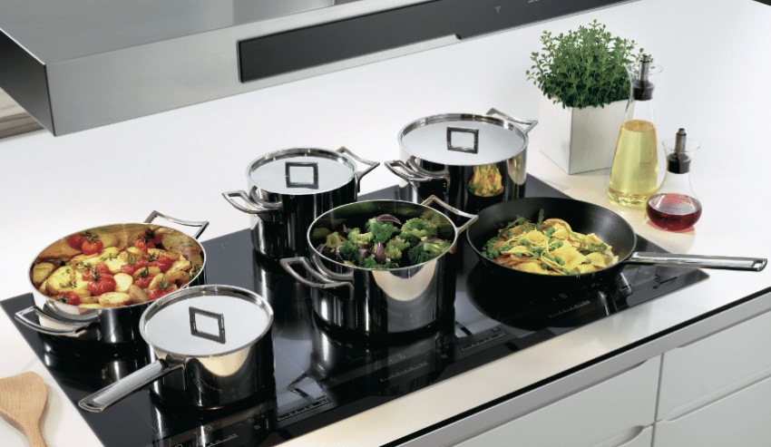 Not all pots and pans may be suitable for use on an induction hob