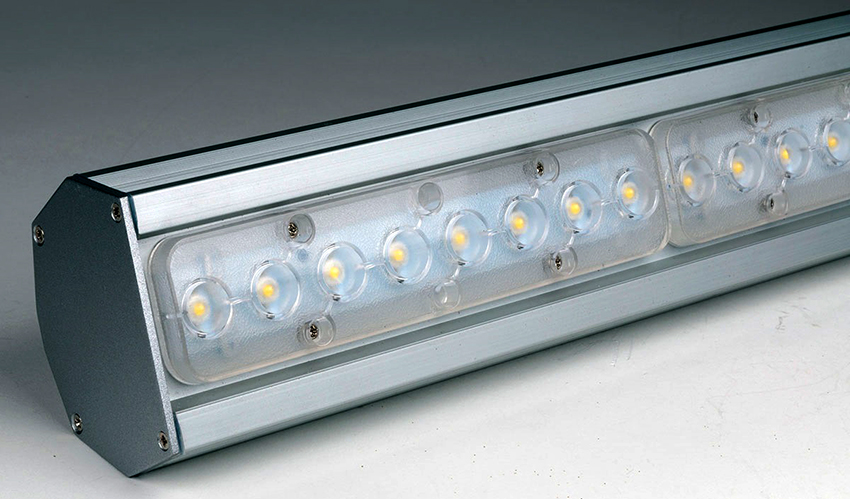 LED-armaturer brukes i industrien på grunn av deres høye belysningsgrad