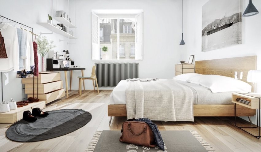 Du kan lage en skandinavisk stil i det indre av din egen leilighet selv