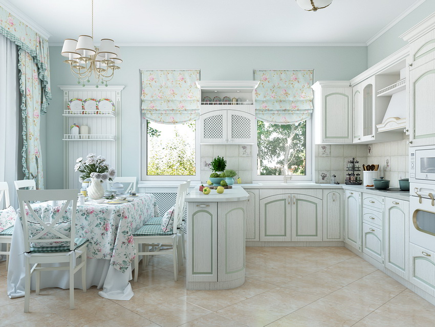 The white kitchen set has already been recognized as the standard of a beautiful kitchen among housewives
