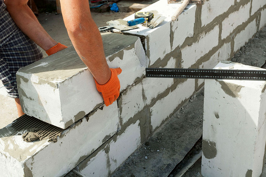 Wall installation can be started only after the foundation is solid.