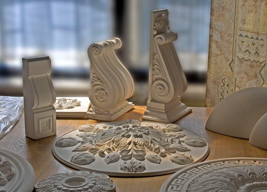 To create a plaster mold, you need a template or an original product